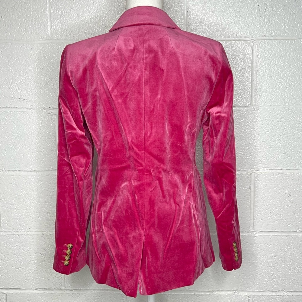 J. Crew Parke Blazer Pink Velvet Size 6 - Picture 8 of 16